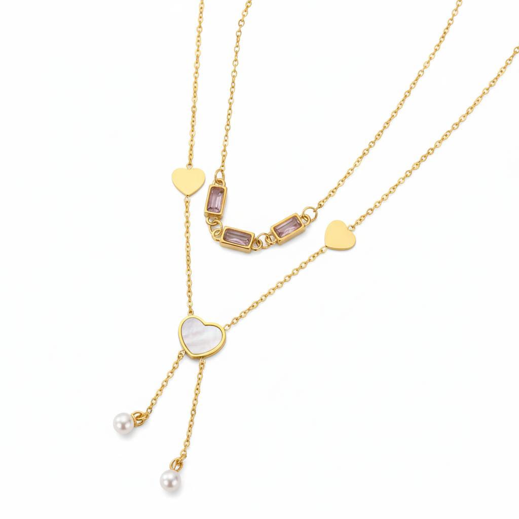 Charming Double-Layer Necklace