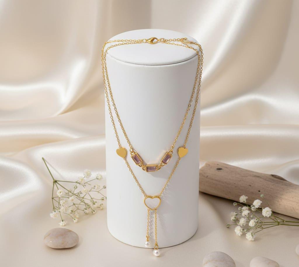 Charming Double-Layer Necklace